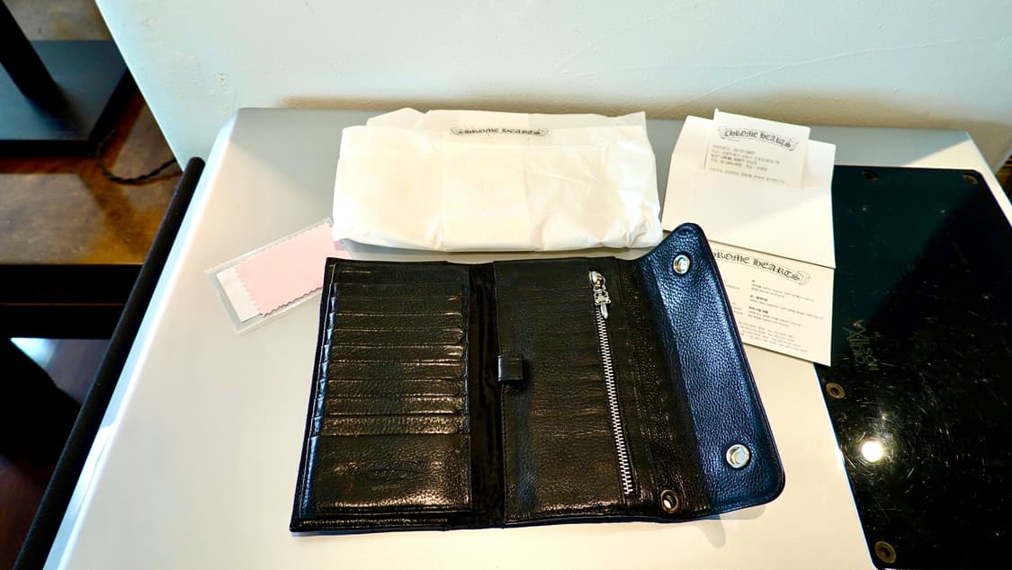 크롬하츠 웨이브 레더 장지갑 상품이미지4