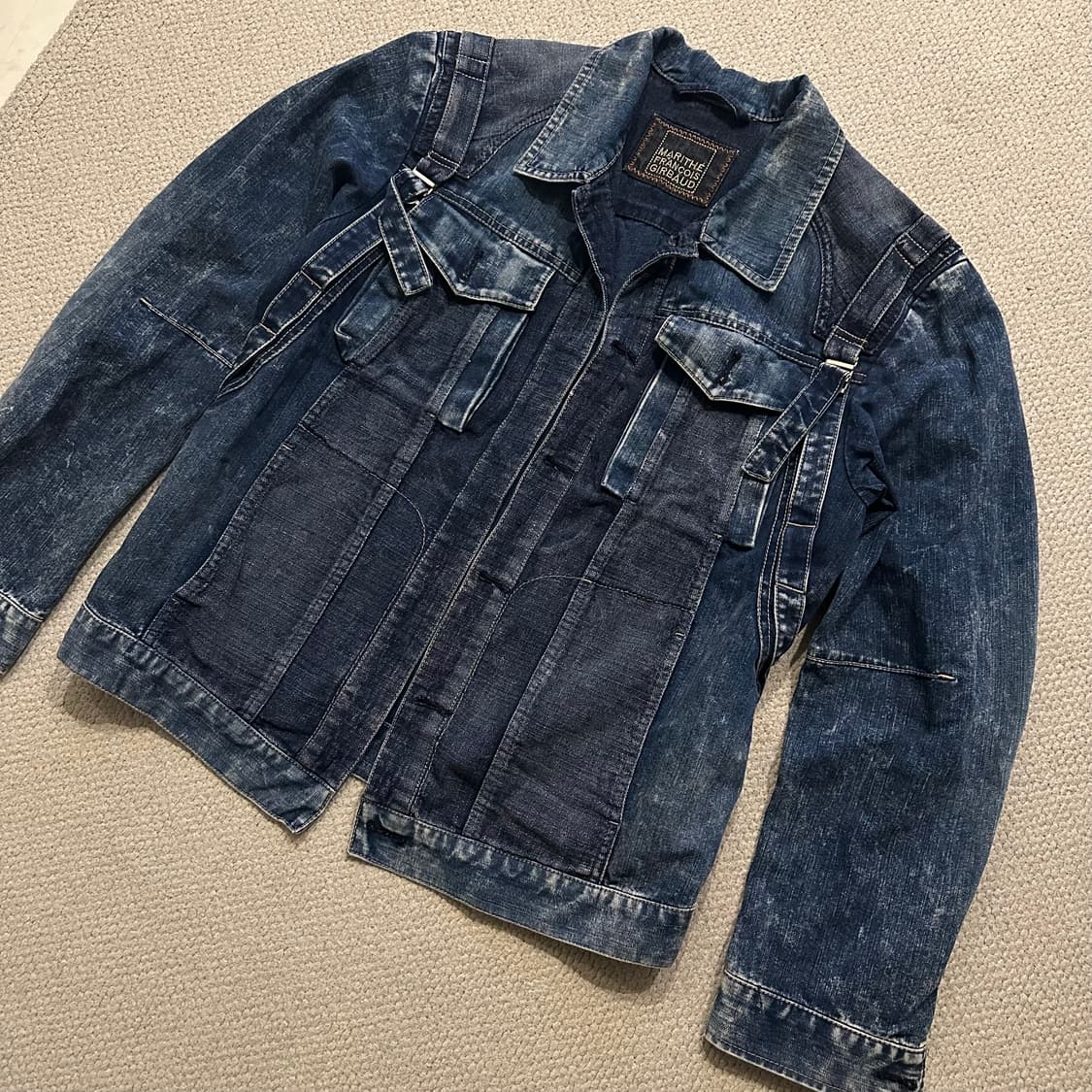 90s 마리떼 프랑소와 저버 데님 자켓 상품이미지2