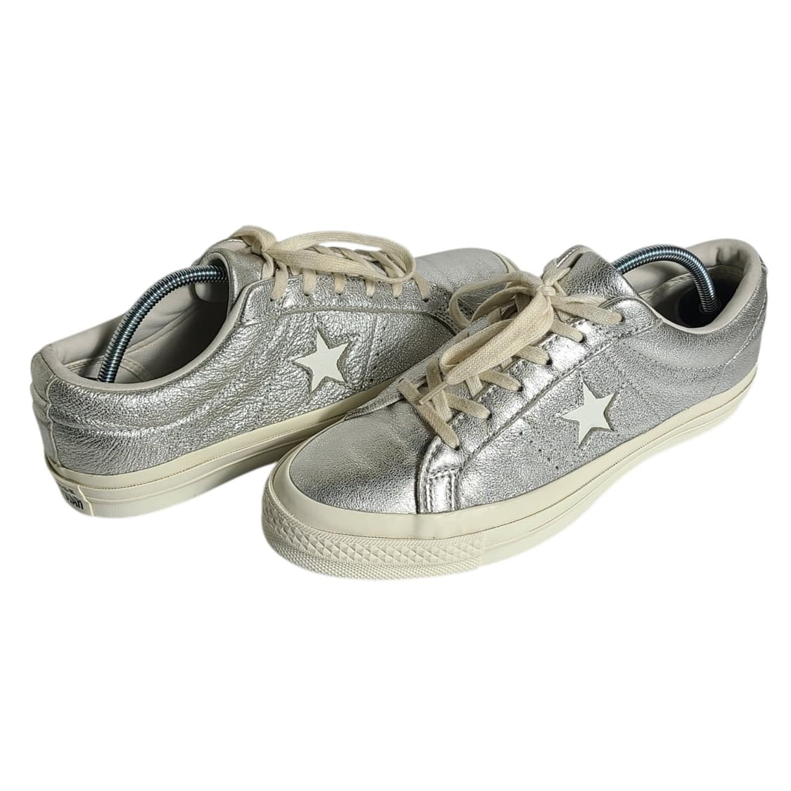 250) CONVERSE 컨버스 원스타 메탈릭 레더 실버 상품이미지1