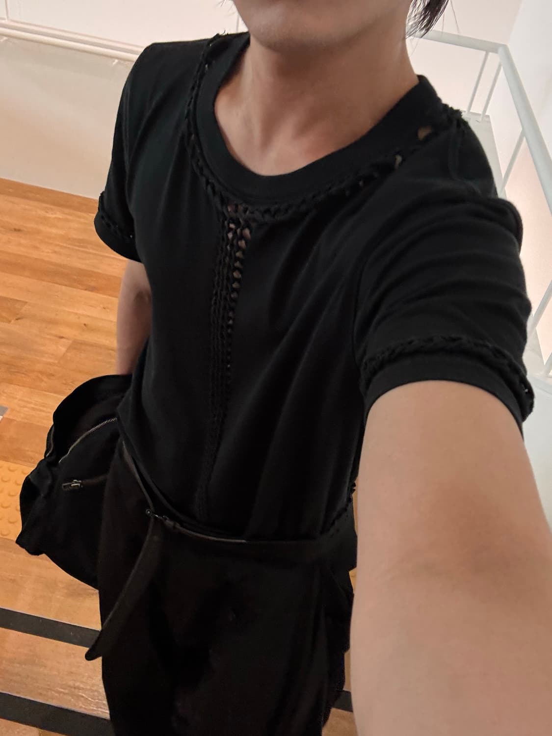 넘버나인 아카이브 07SS 뜨개질 반팔 상품이미지2