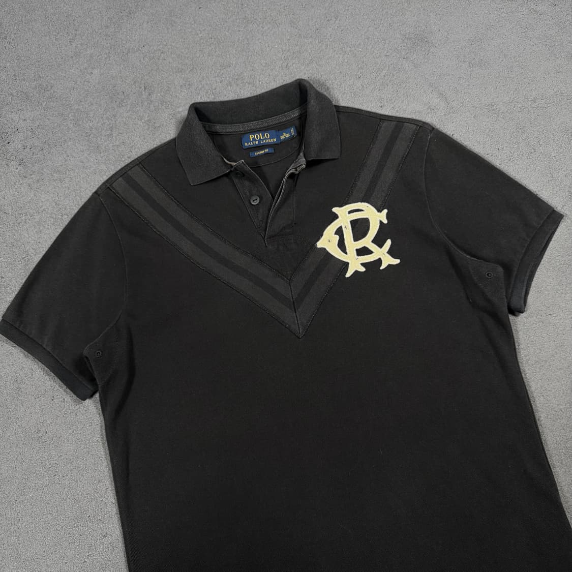 Polo 폴로 RC로고 블랙 반팔 카라티 상품이미지2