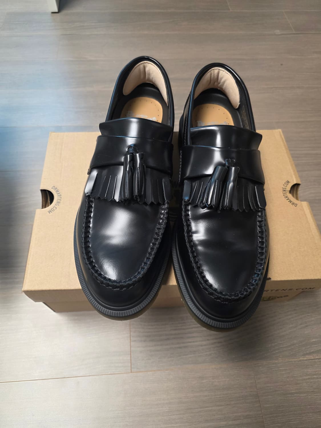 닥터마틴 아드리안 블랙 태슬 로퍼 UK9 상품이미지1