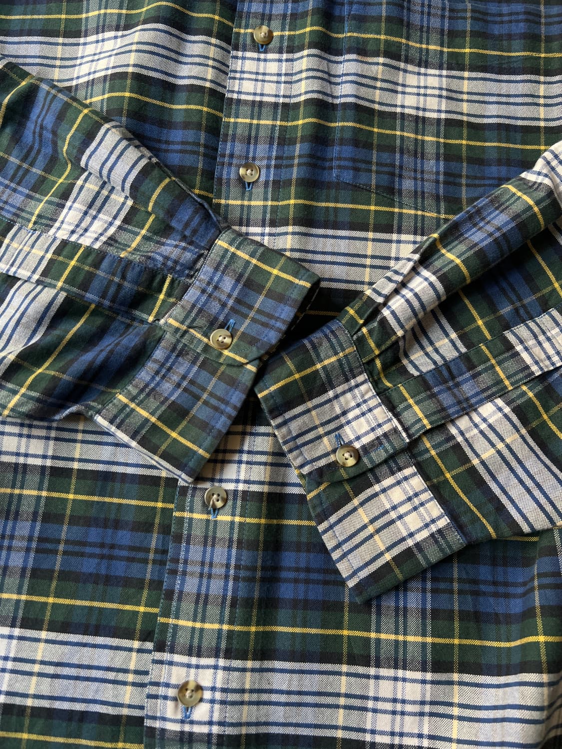 [3XL]90's L.L.Bean USA 엘엘빈 오버핏 타탄체크 셔츠 상품이미지5