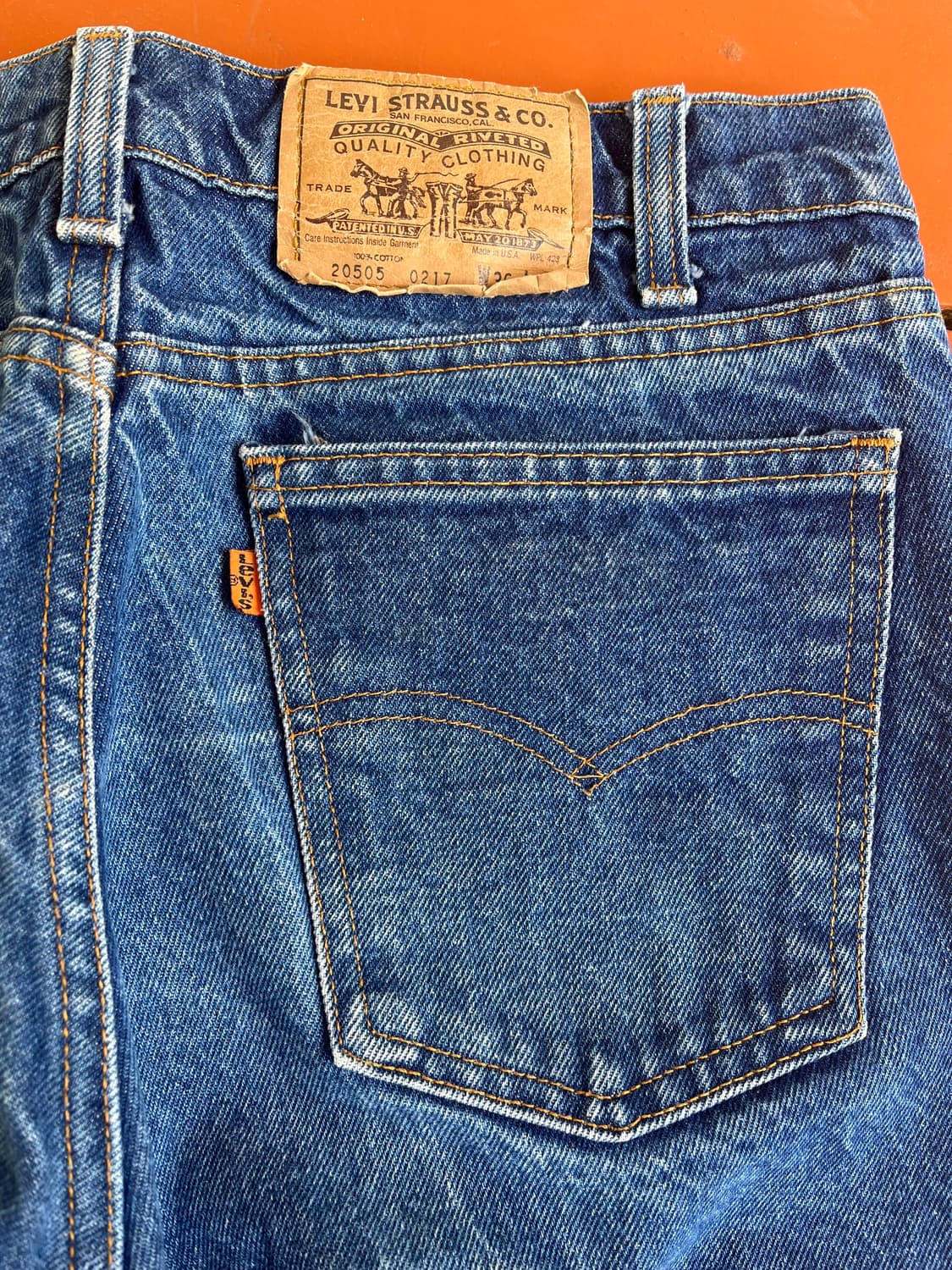 80s usa 리바이스 505 오렌지탭 상품이미지4