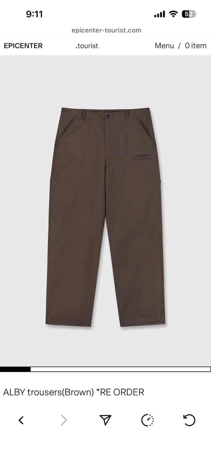 Epicenter-tourist ALBY 트라우저 상품이미지1