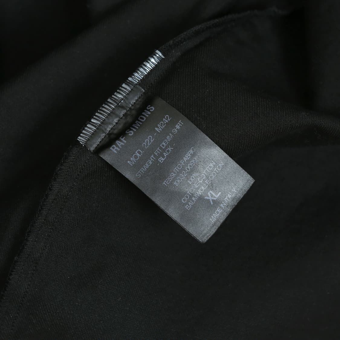 라프시몬스 빅핏 R핀 데님 셔츠 자켓 상품이미지8