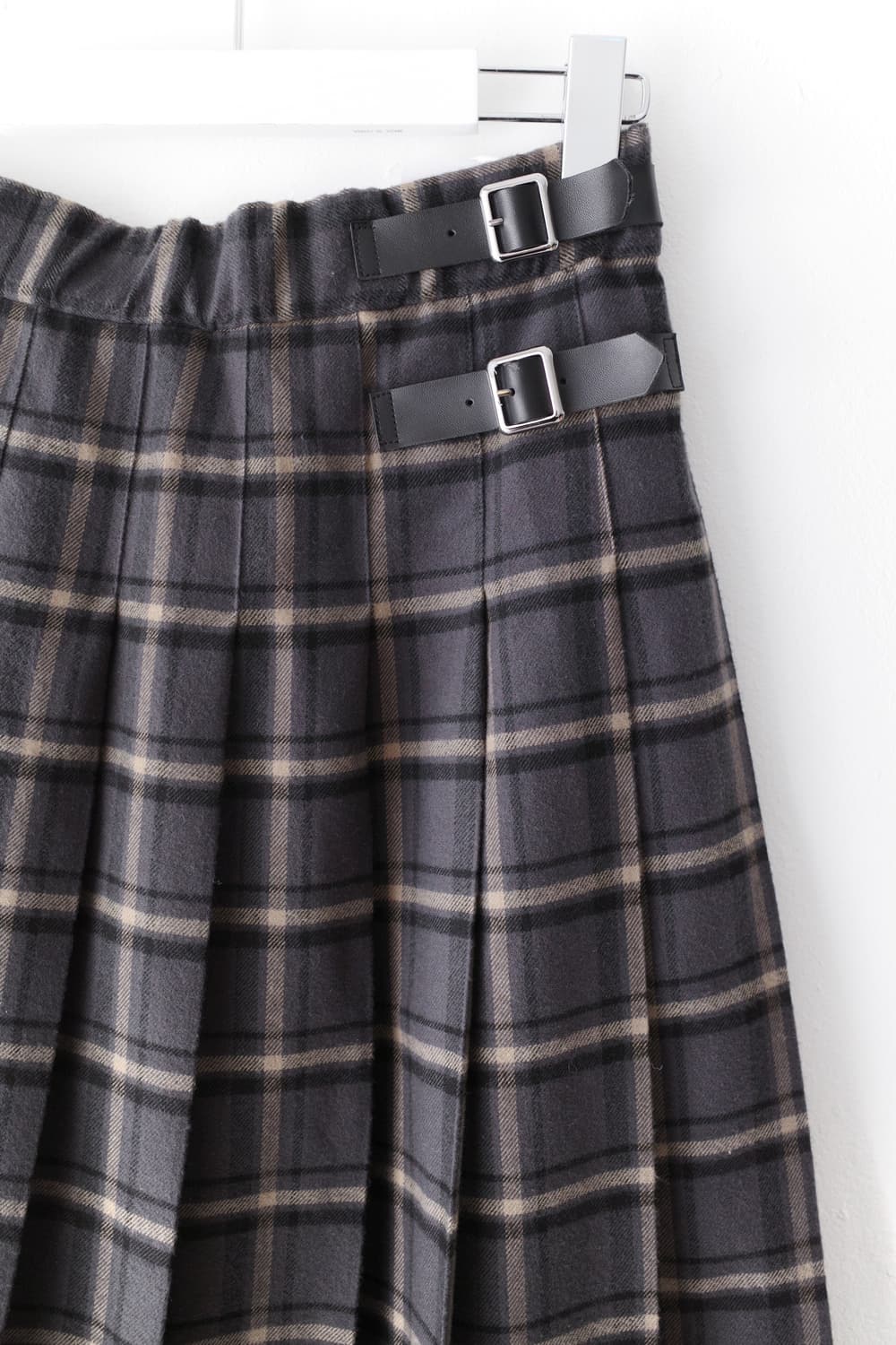 buckle check skirt 상품이미지2
