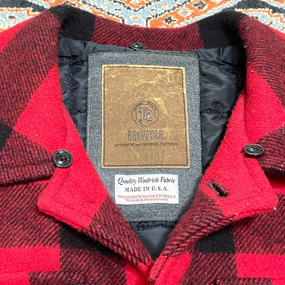 빈폴 레드 버팔로 체크 포켓 자켓 남성95 상품이미지3