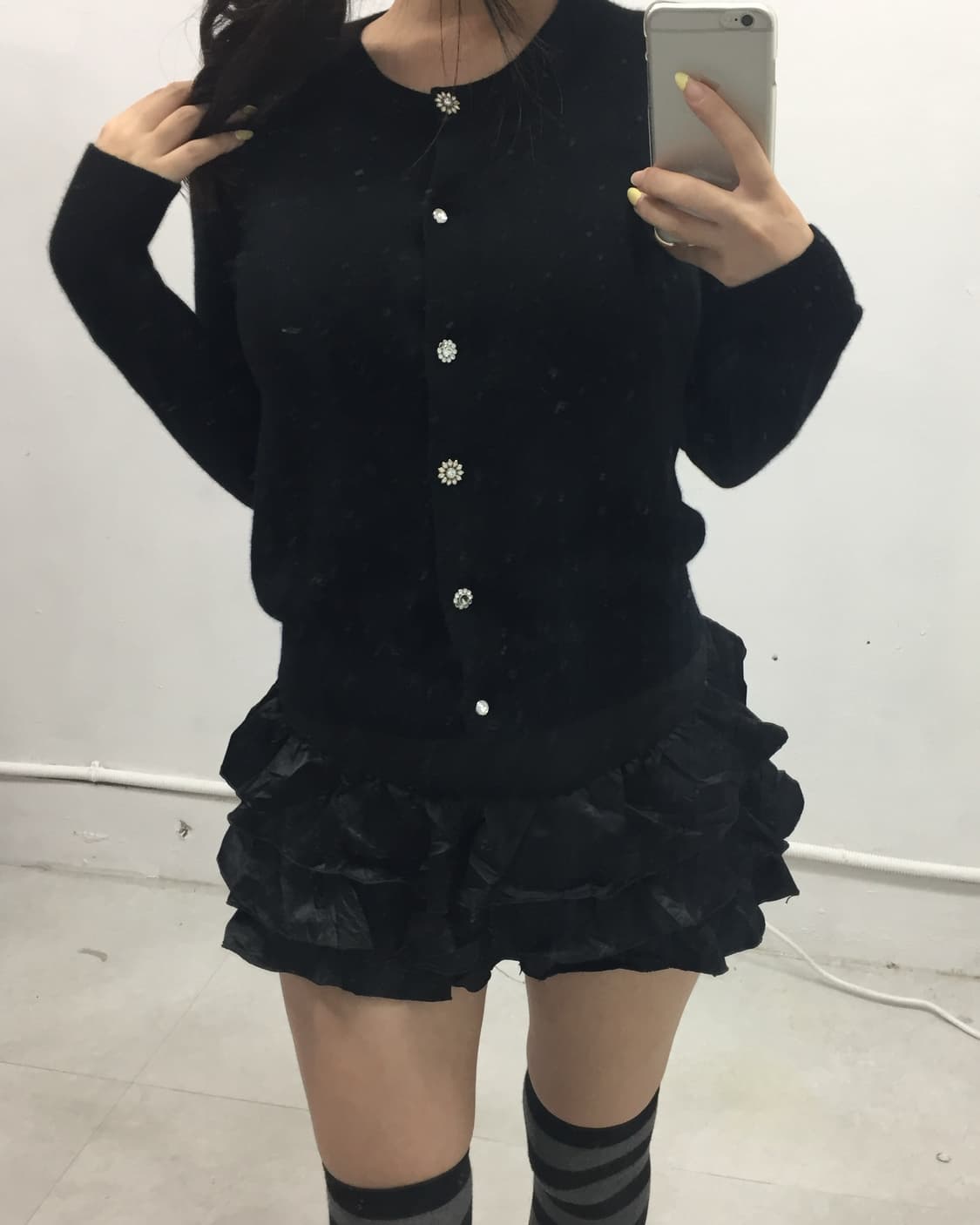 [KETTY] 케티 로맨틱갸루 큐빅 가디건 상품이미지2