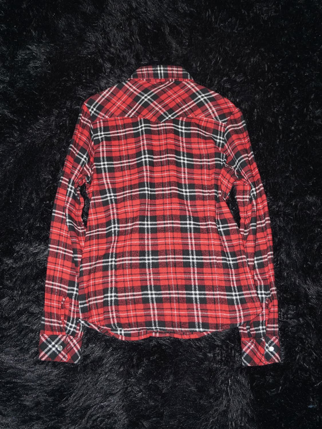 (rote rose) punk stud flannel  상품이미지4