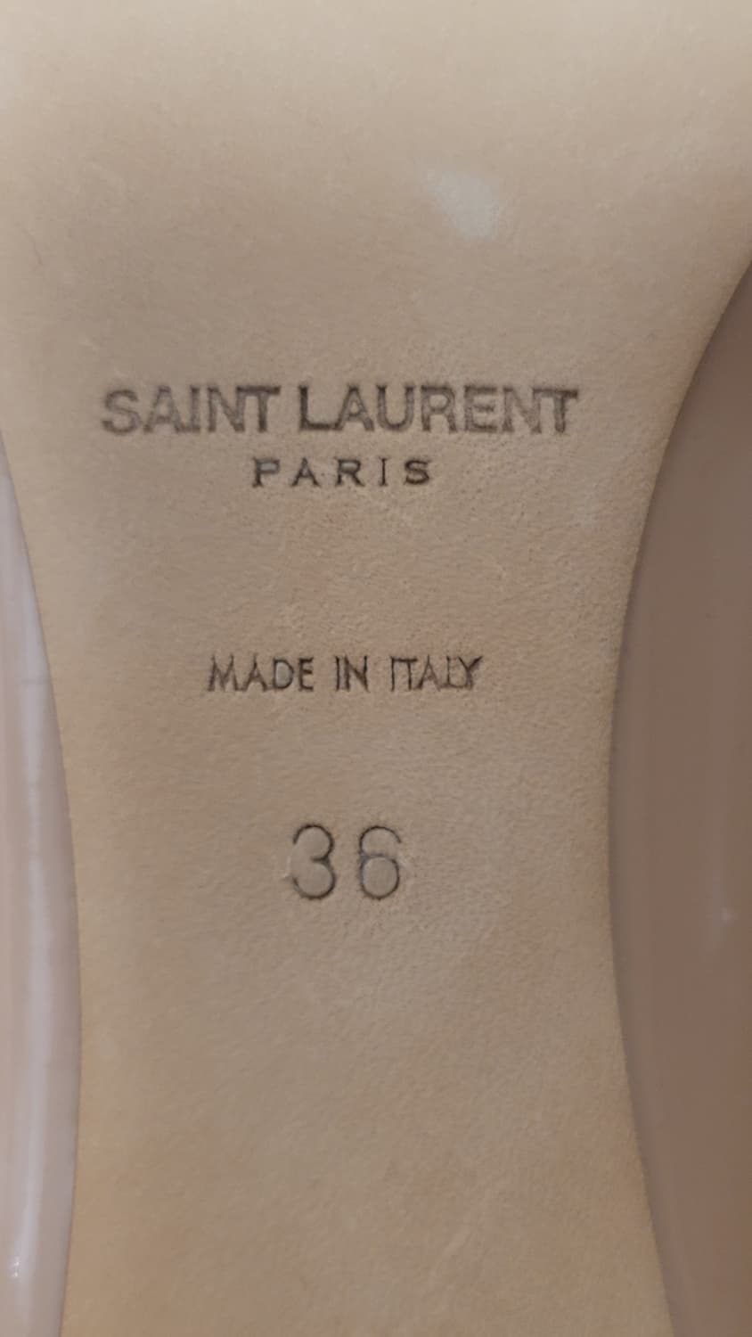 생로랑 ANJA 85 페이턴트 누드 36 사이즈 판매합니다. 상품이미지6