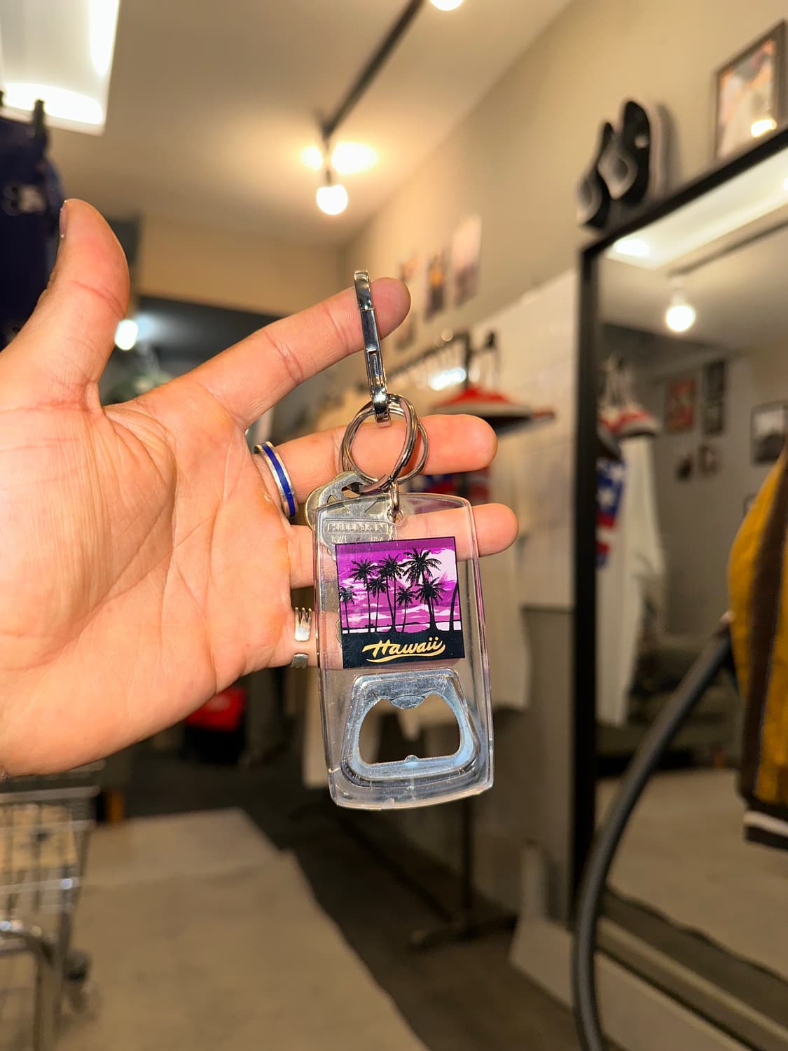 60-80’s Hawaiian bottle opener keyring 상품이미지2