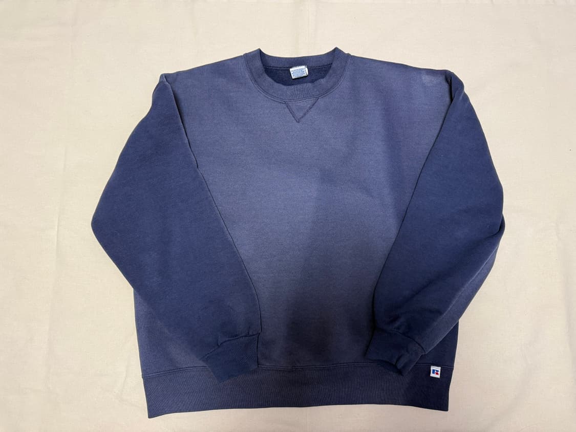 [L] 90s 러셀(Russell Athletics) 네이비 스웻셔츠 상품이미지2