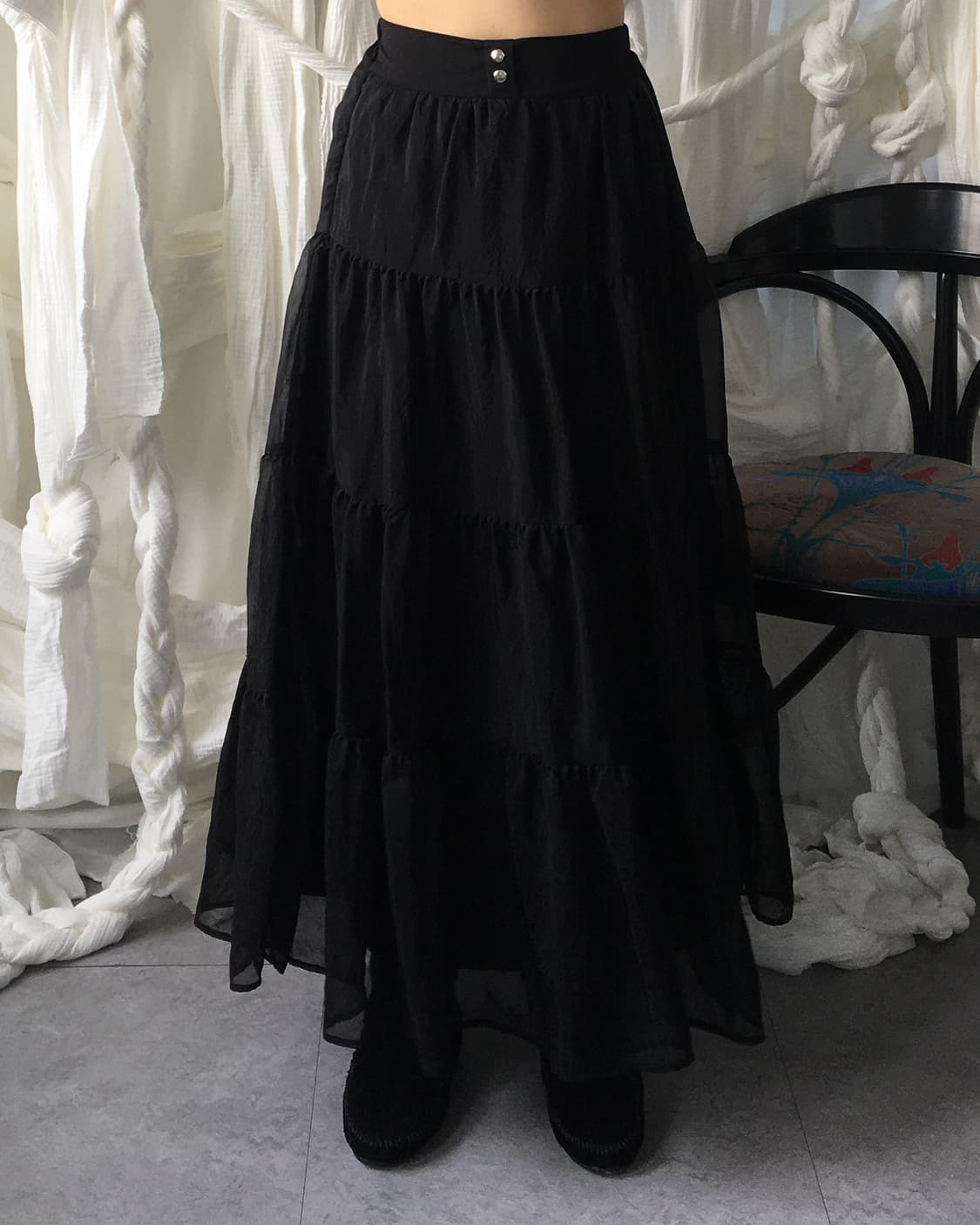 Organza mood layer long skirt 상품이미지7