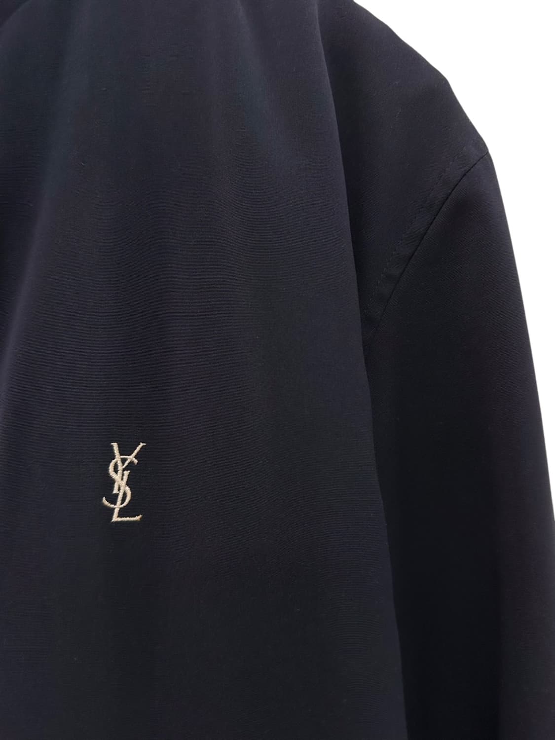 00s YSL 생로랑 해링턴자켓 블랙네이비 (L) 상품이미지4