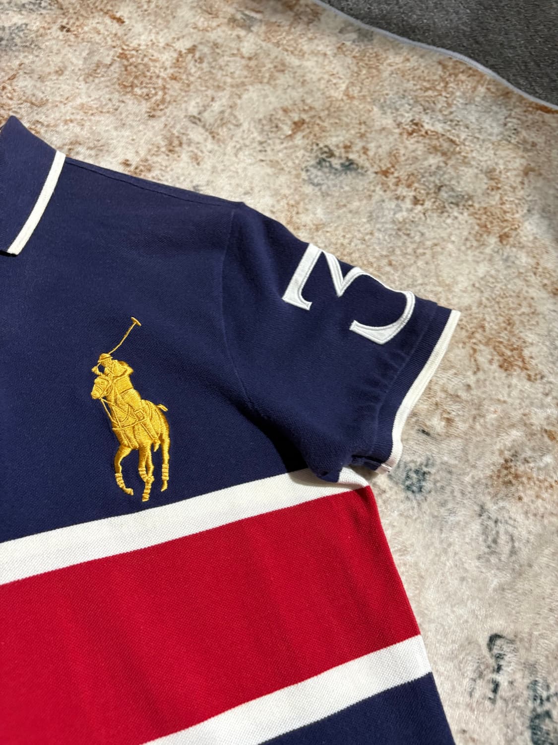 폴로 빅포니3 치프키프 금장 카라반팔티셔츠 상품이미지3