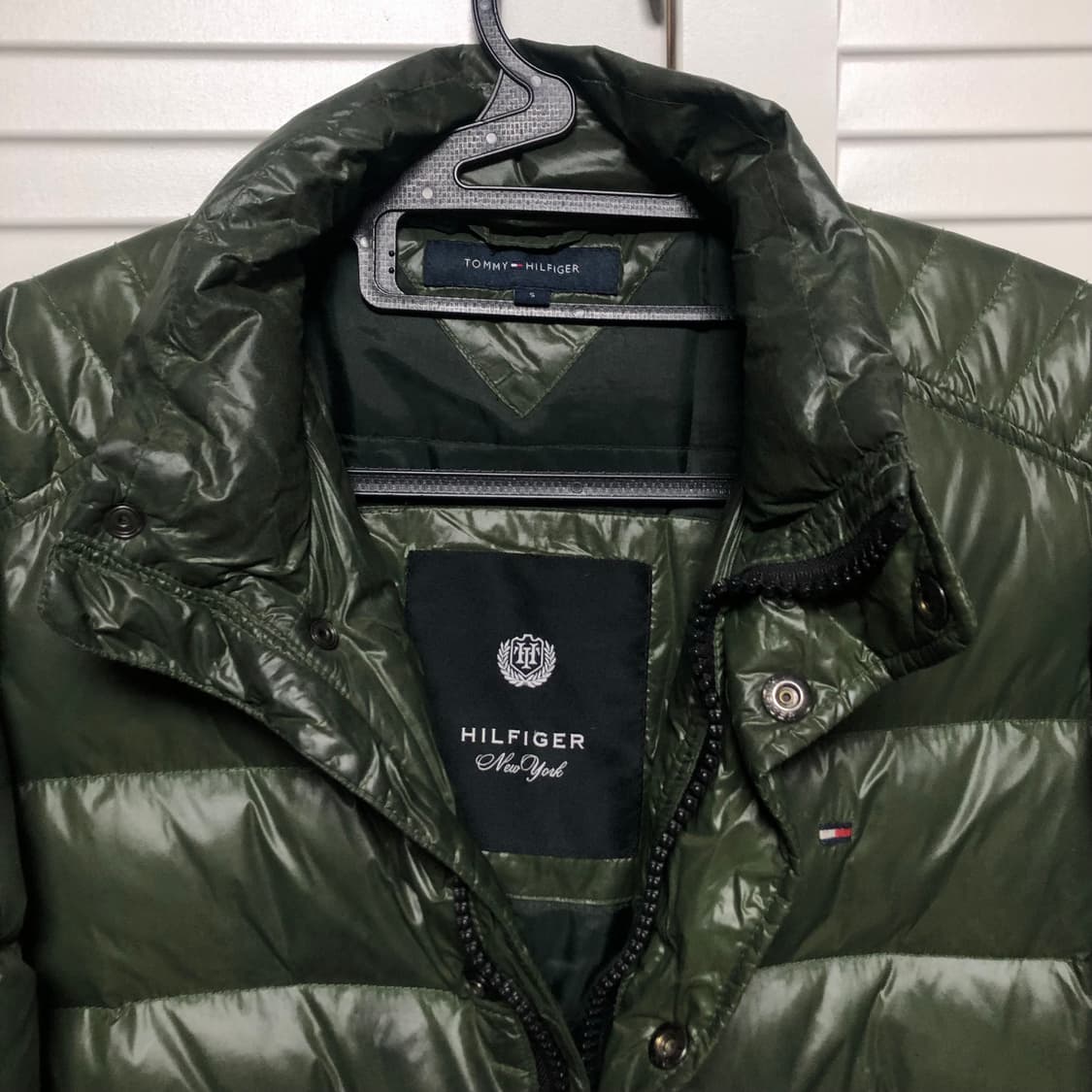 타미힐피거 패딩 자켓 딥카키 다운 상품이미지5