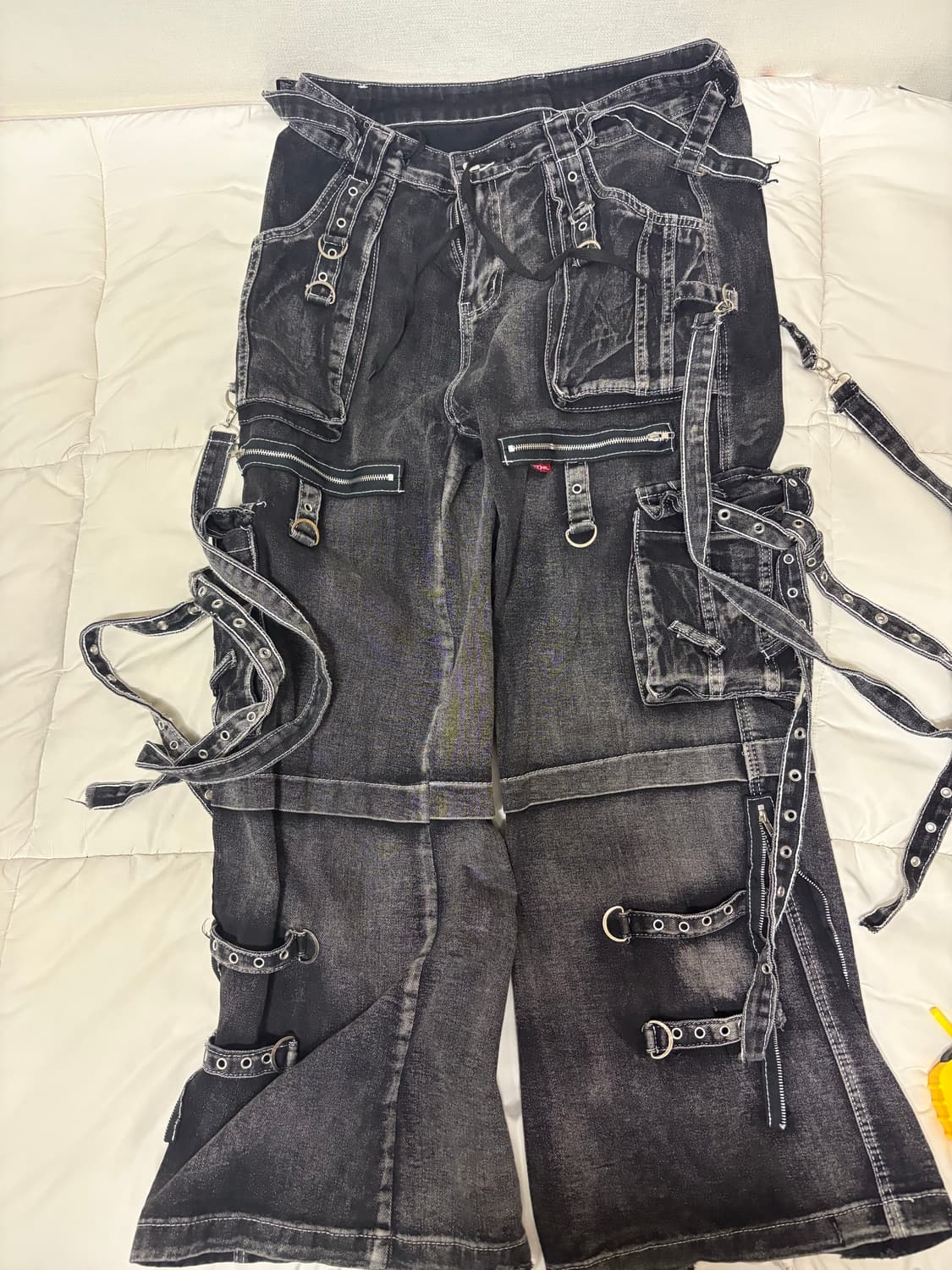 고딕 카고 데님팬츠 상품이미지1
