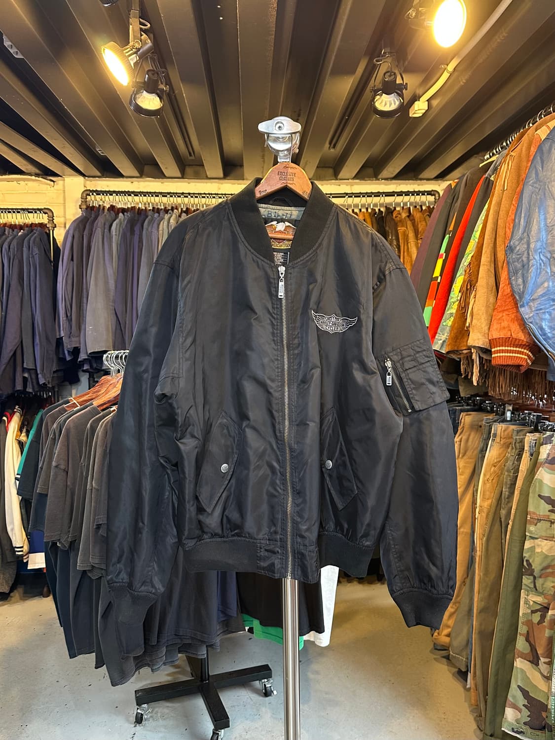 할리데이비슨 퀄팅 라이닝 붐버 자켓 상품이미지1