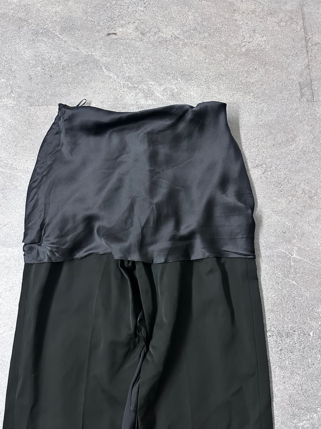 랑방 랩 레이어드 드레이프 패널 팬츠 상품이미지8