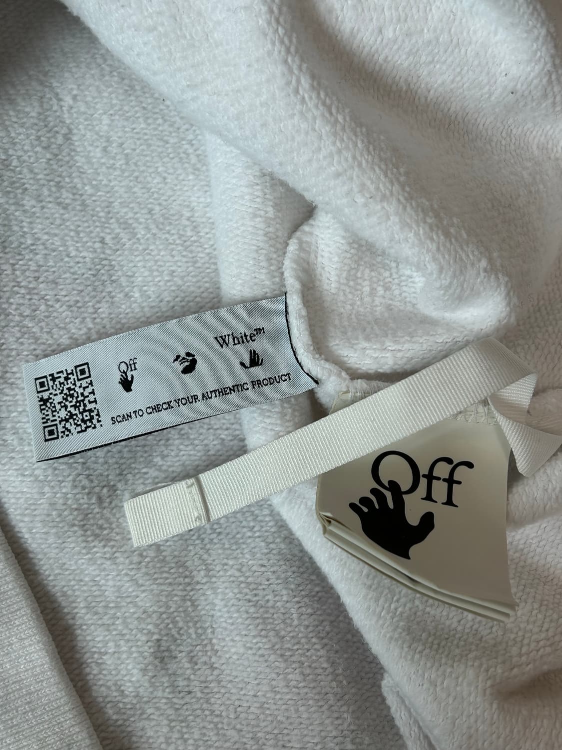 오프화이트 레드 마커 애로우 화이트 맨투맨 상품이미지7