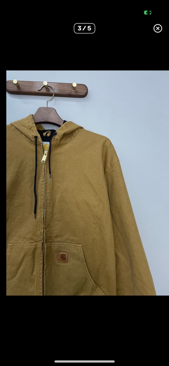 칼하트 브라운 액티브 재킷 A2405 상품이미지3