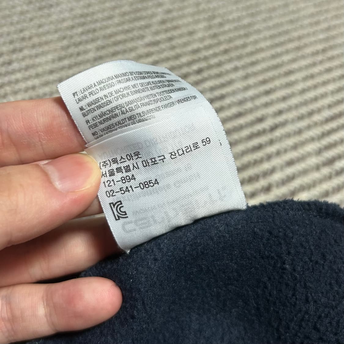 [S] Carhartt 칼하트 wip 우먼즈 네이비 후드티 상품이미지5