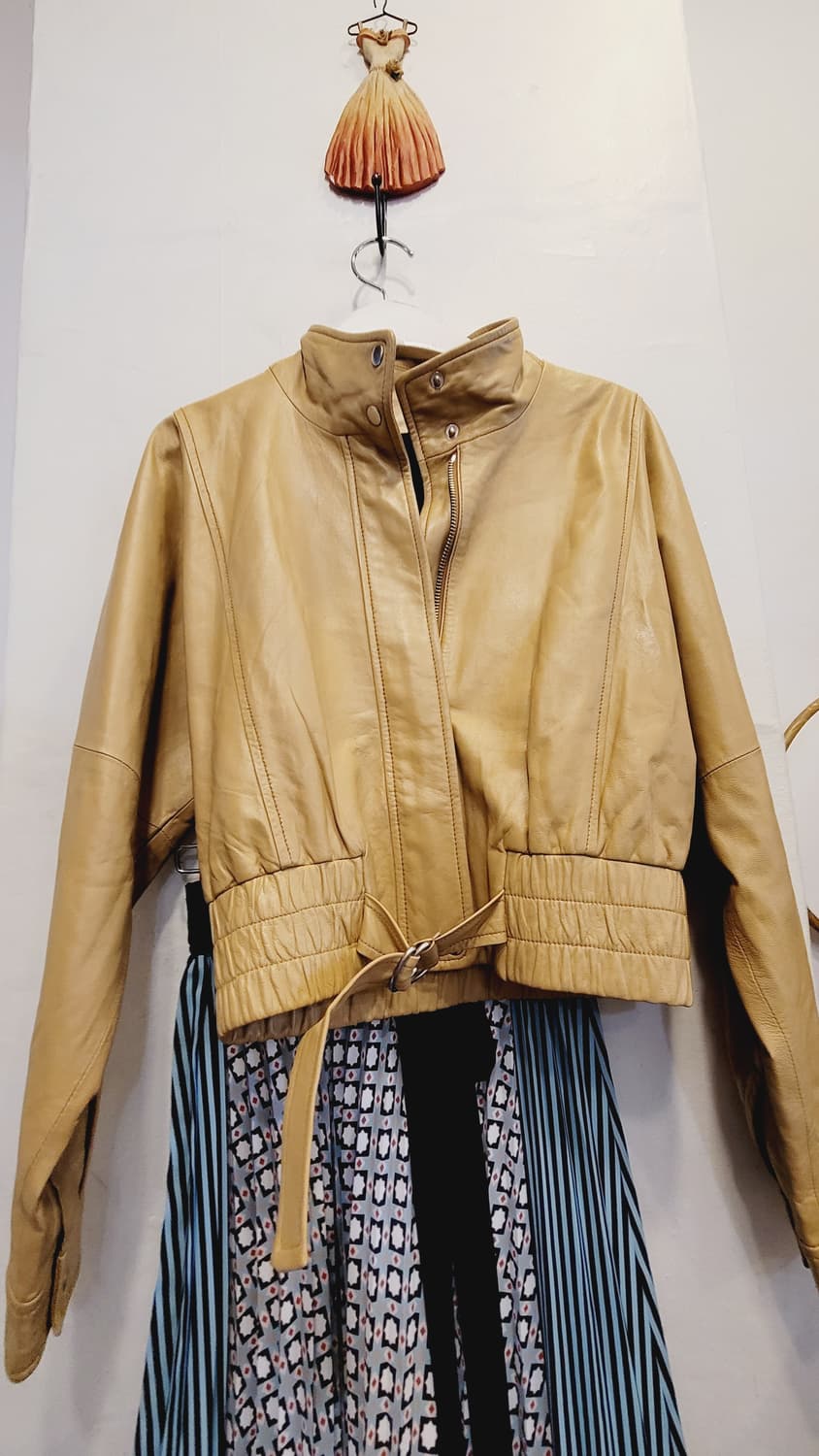 클럽모나코 양가죽 네이그런 블루종 상품이미지6