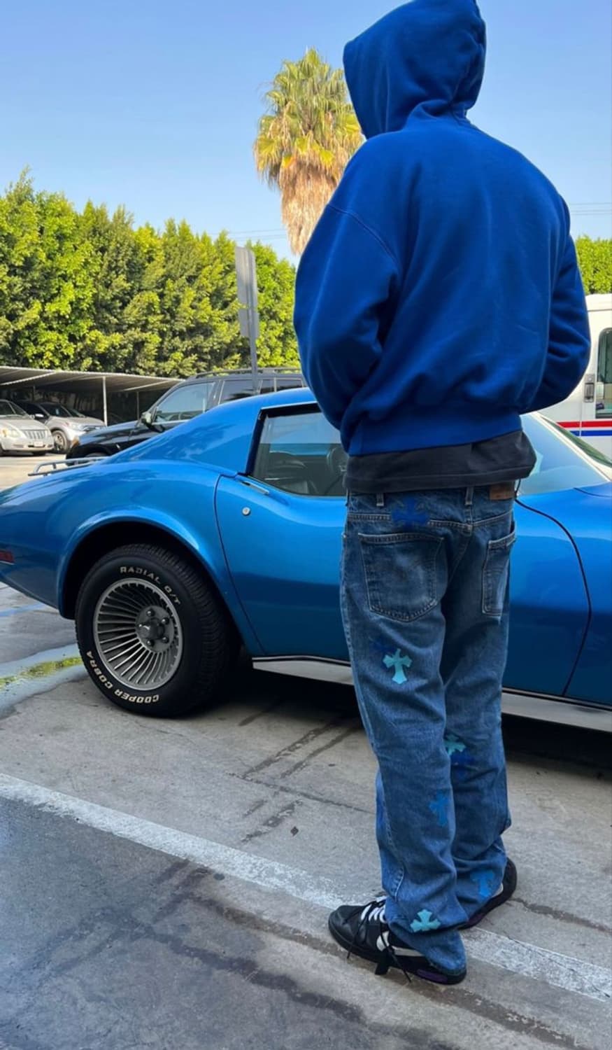 70s 올드 러셀 애슬래틱 후드집업 다크블루 상품이미지1