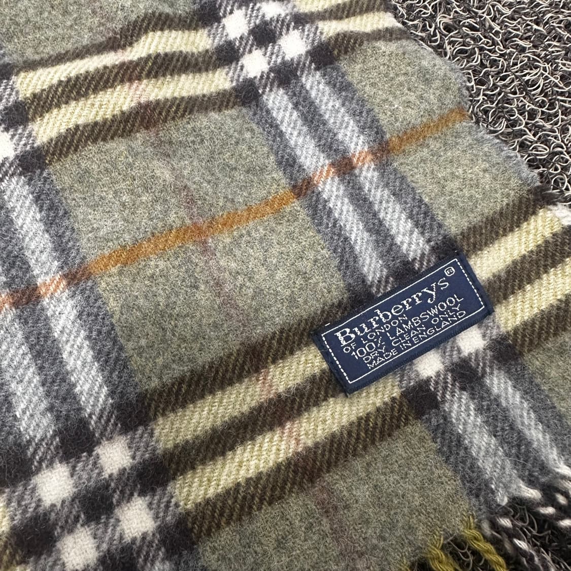 버버리 체크 머플러 램스울 스카프 목도리 상품이미지4