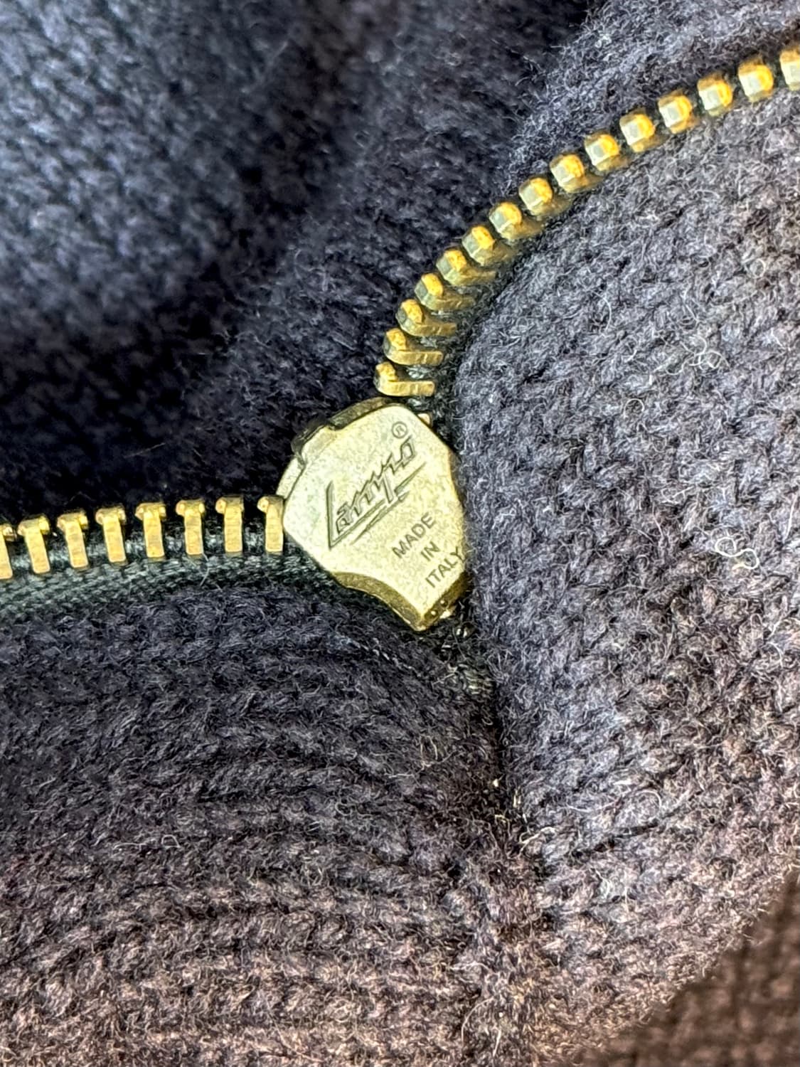 폴로 램스울 숄카라 집업 나트 스웨터 상품이미지3