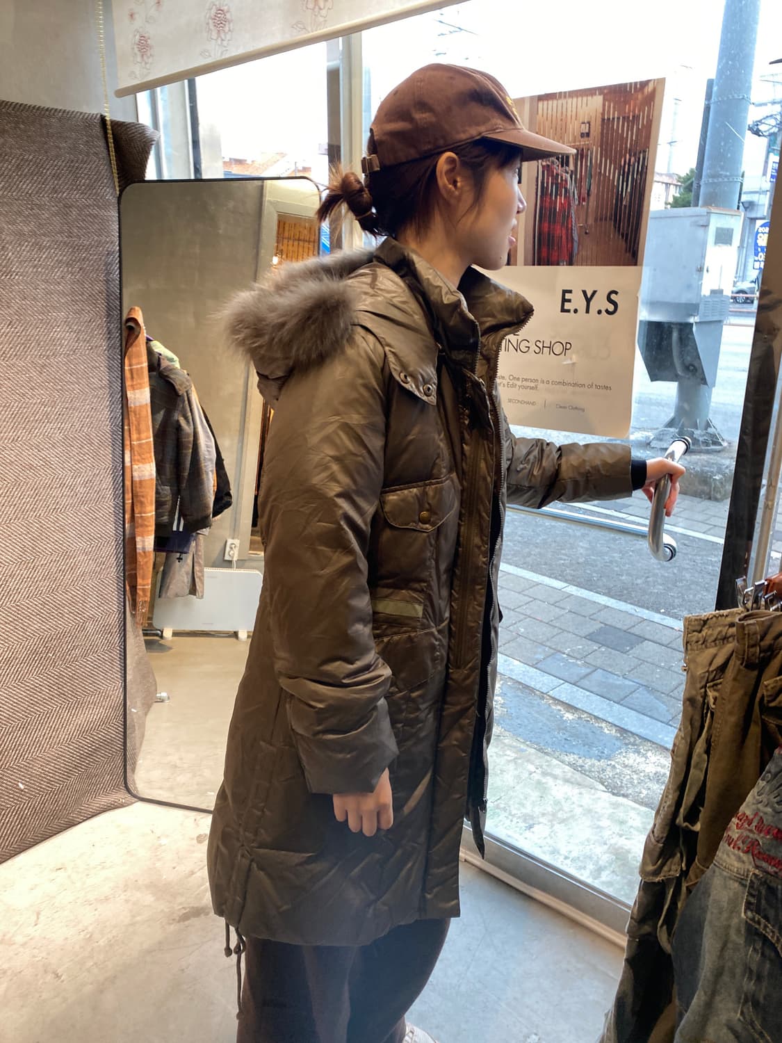 Uno piu 밀리터리 패딩코트 상품이미지3