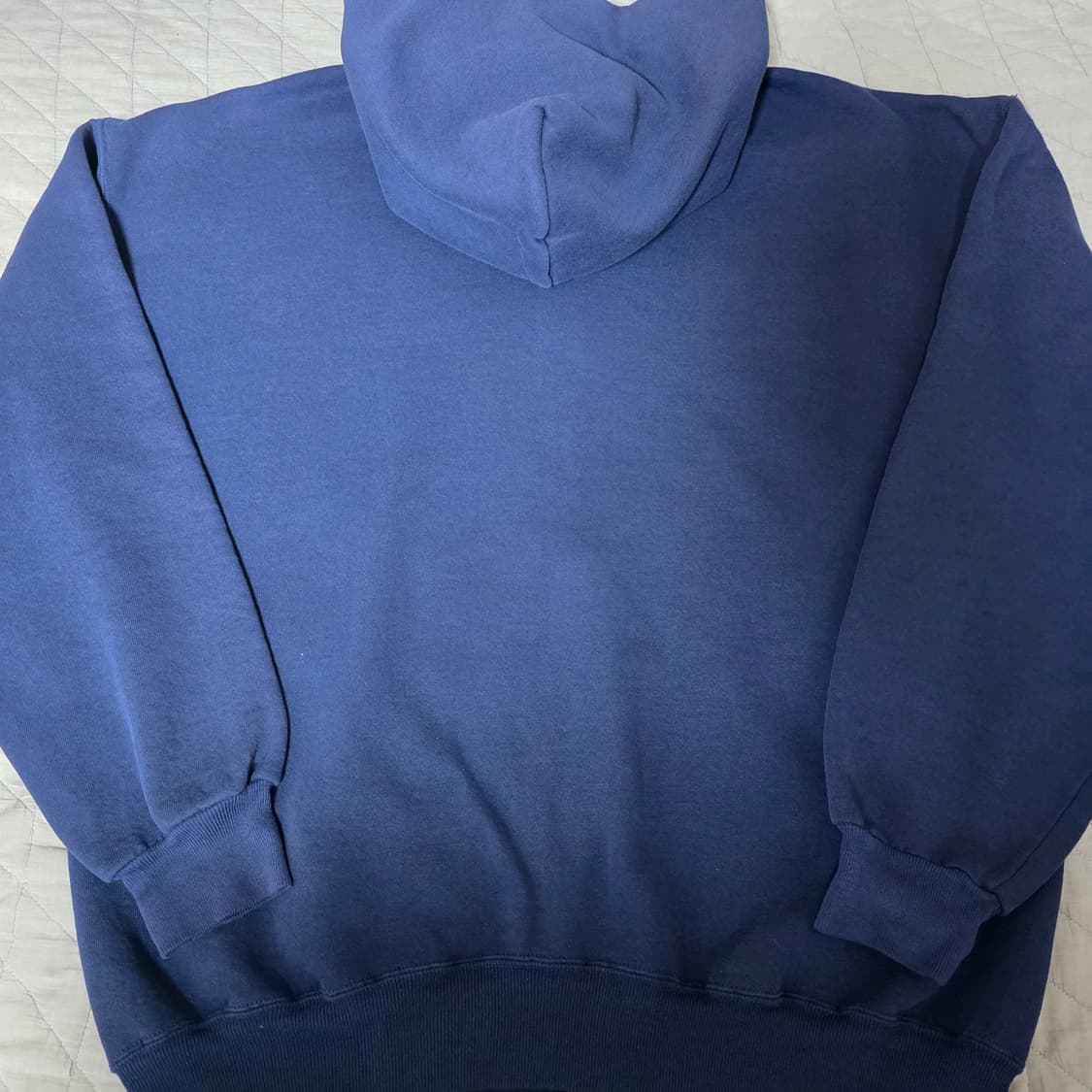 [XXL] 90s USA 빈티지 러셀 애슬레틱 후드집업 네이비 굿컨디션 상품이미지4