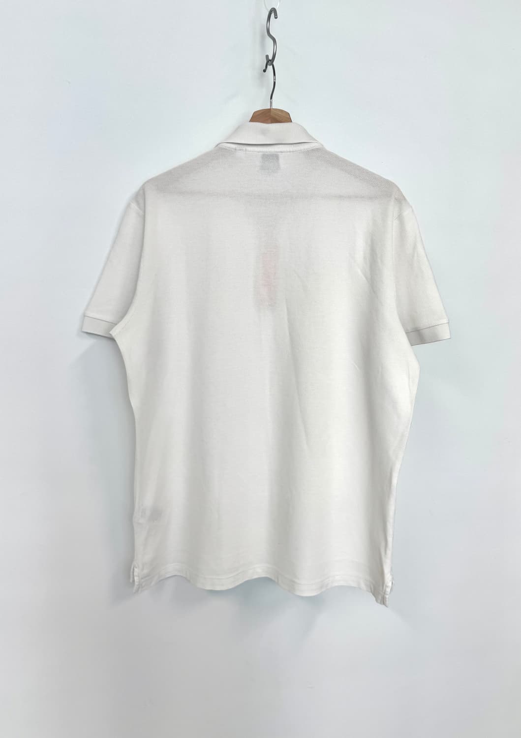 BURBERRY 버버리 화이트 TB로고자수 화이트 반팔 피케셔츠 XL 상품이미지2