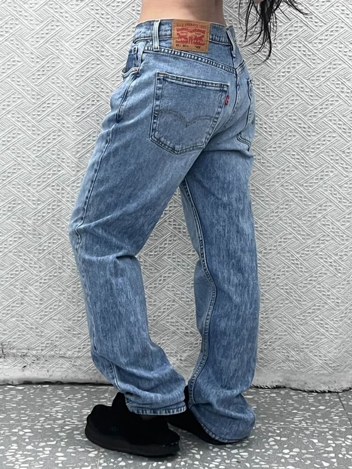 리바이스 514 캐주얼 빈티지 데미지 워싱 데님팬츠 32인치 C10161 상품이미지1