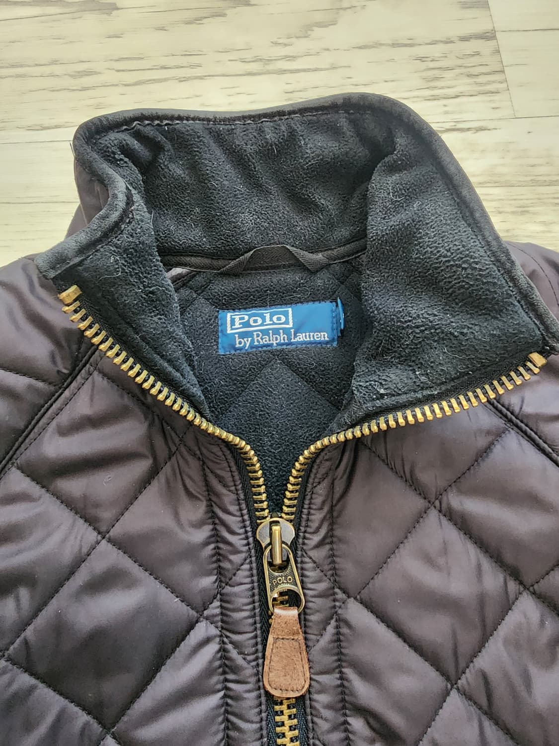 POLO 폴로 랄프로렌 퀼팅 자켓 팜. S(95~98)사이즈 패딩 점퍼 상품이미지4