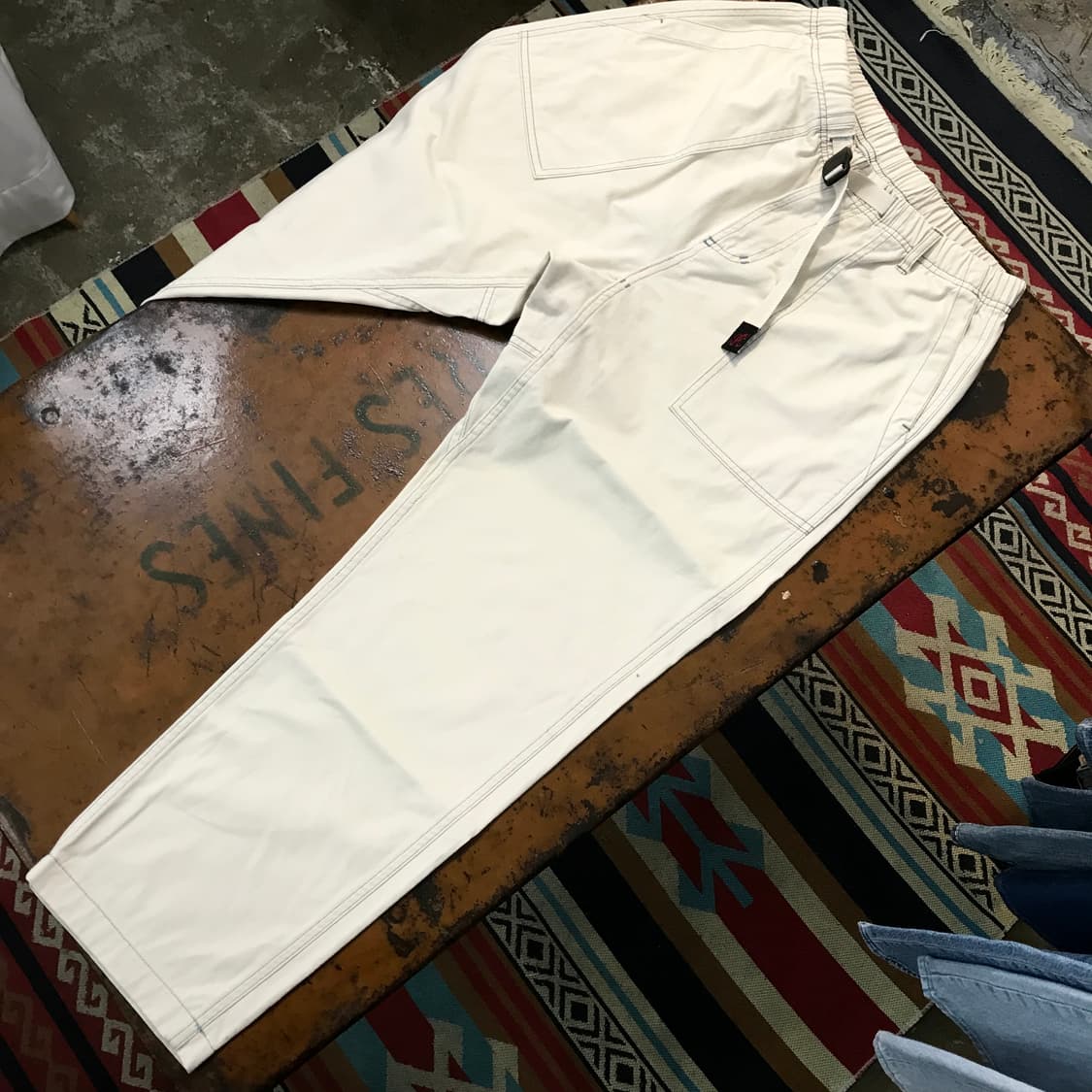 그라미치 크림 아이보리 밴딩 퍼티그 팬츠 허리 28 31 사이즈 상품이미지3