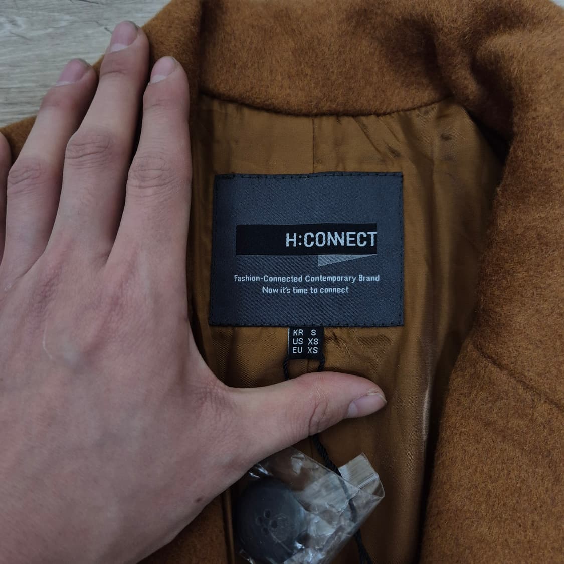 에이치커넥트 울 싱글 코트 S(90) 상품이미지5