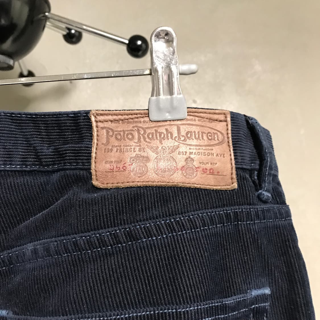 폴로 랄프로렌 코듀로이 팬츠 네이비 33 상품이미지4