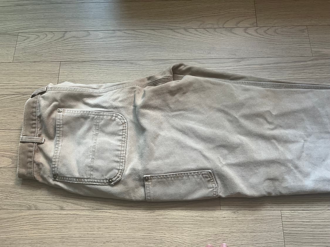 칼하트 빈티지 더블니 브라운 34x34 상품이미지2