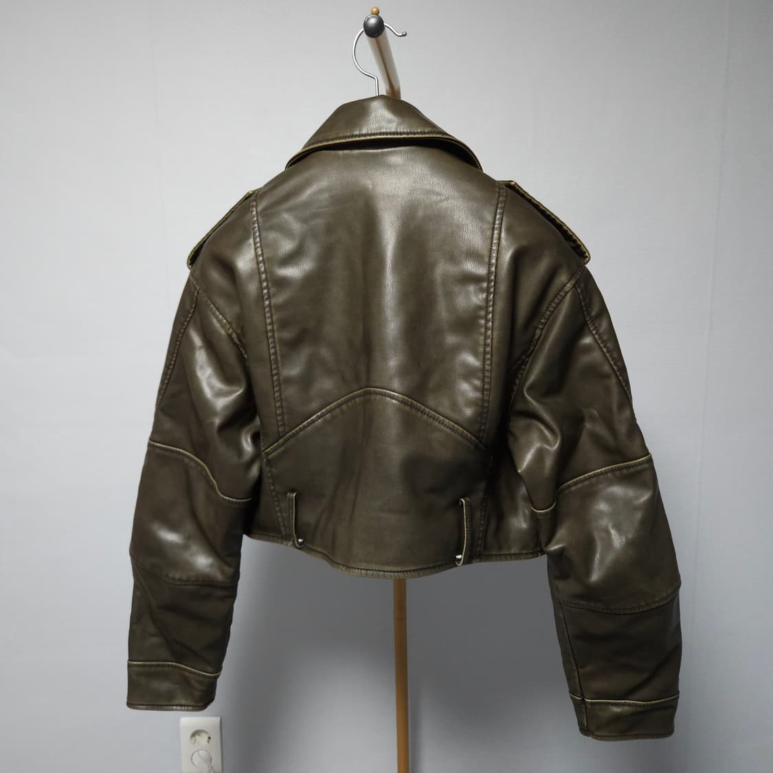 XS ) 자라 여성 크롭 라이더 자켓 상품이미지3