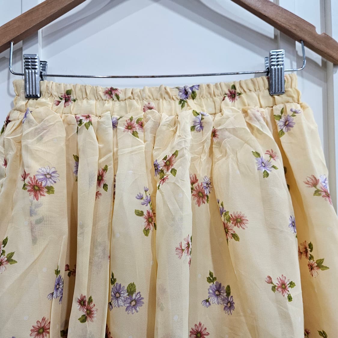 플라워 쉬폰 스커트 상품이미지3