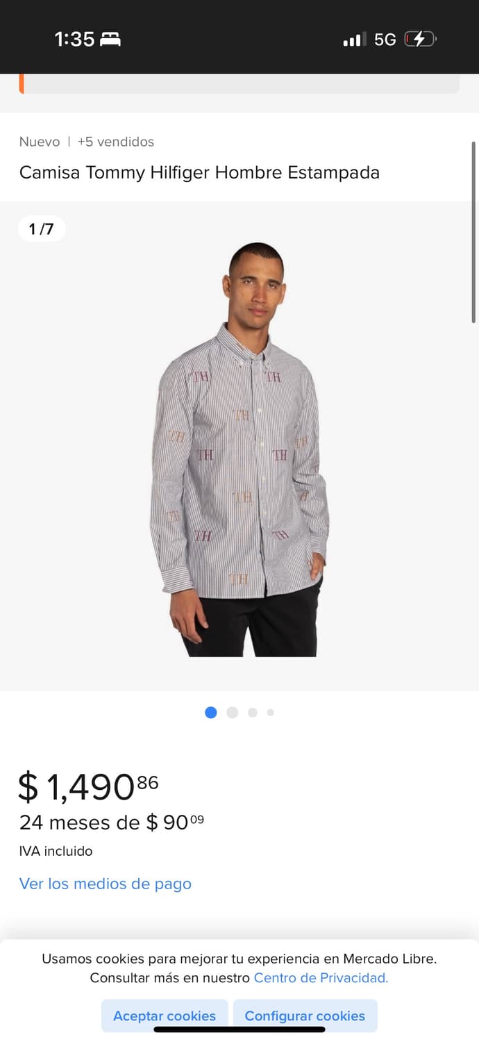 타미힐피거 스트라이프 셔츠 상품이미지1