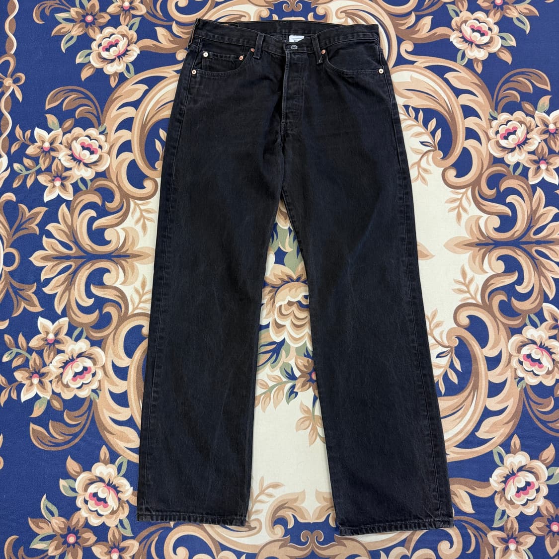 (34)00s리바이스 Levis 501 흑청 데님팬츠 상품이미지3