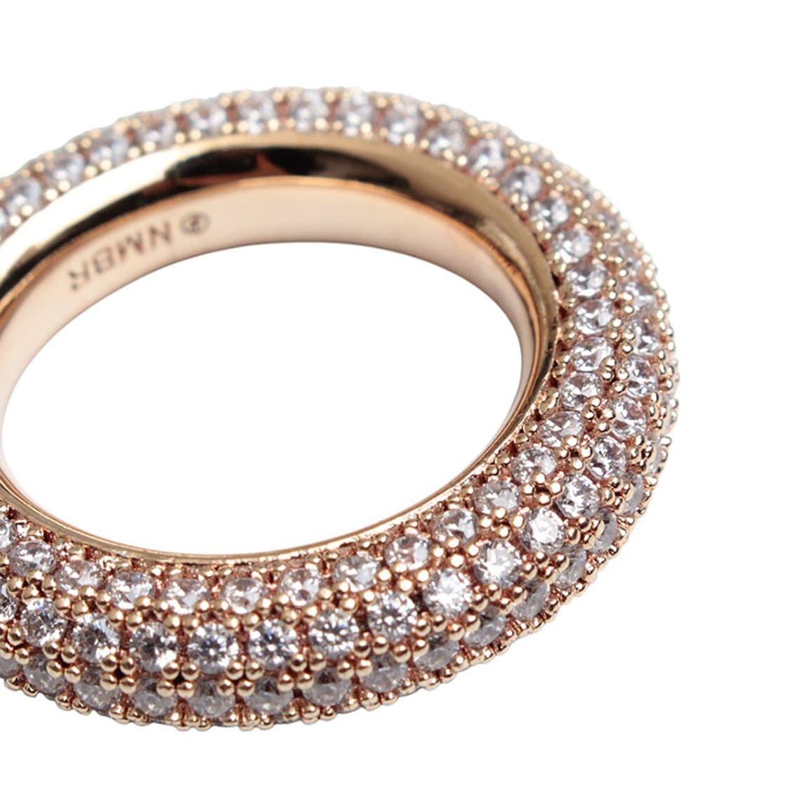 넘버링 925 실버 도금 파베 반지 국내 14호 상품이미지4