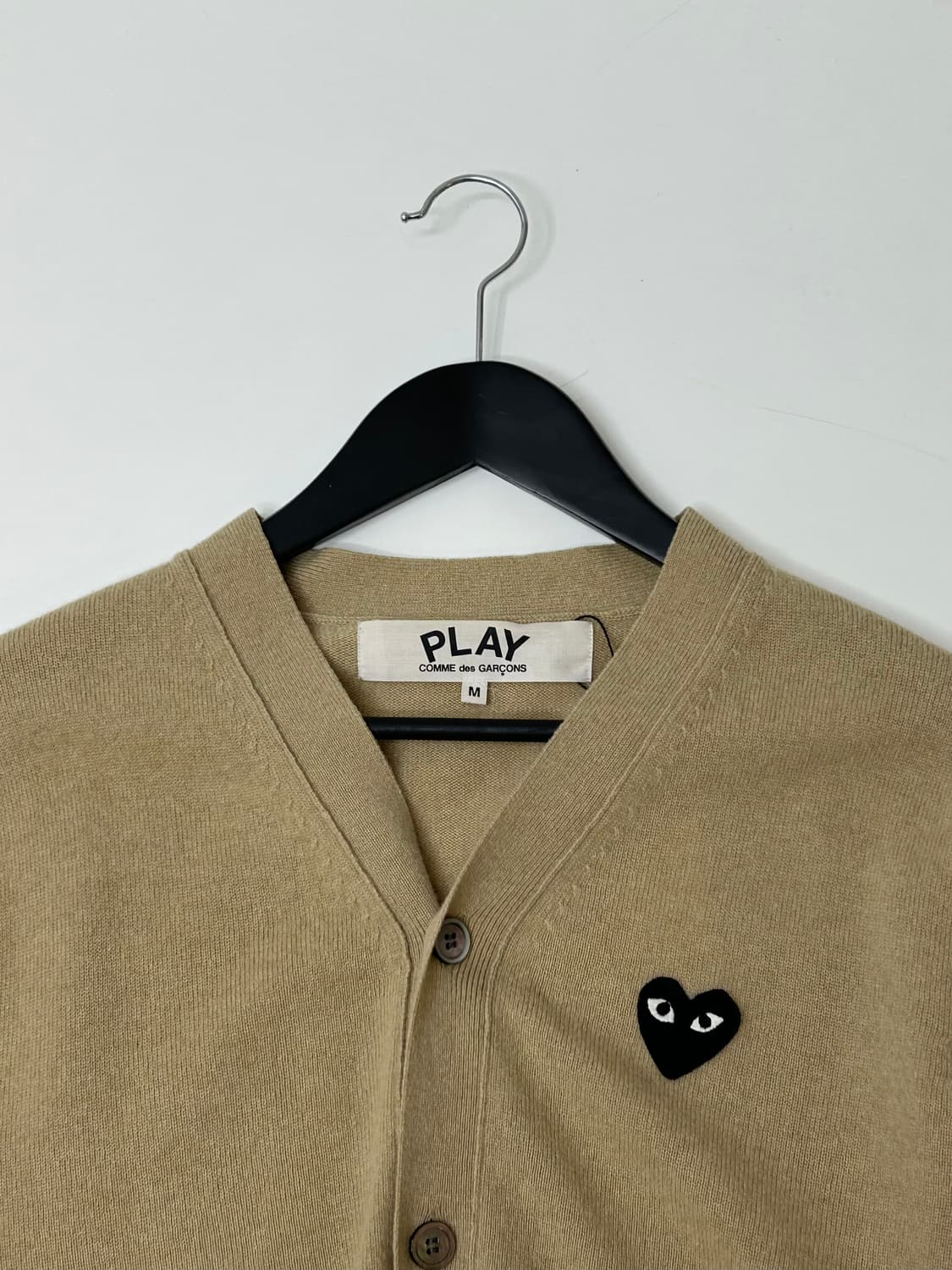 CDG 꼼데가르송 베이지 가디건   상품이미지3