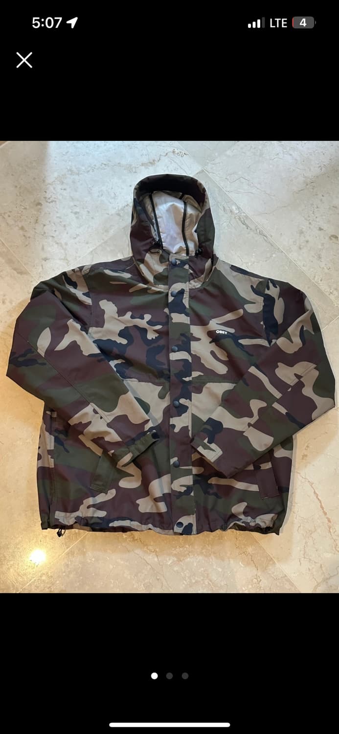 오베이 카모 바람막이 2XL 상품이미지1