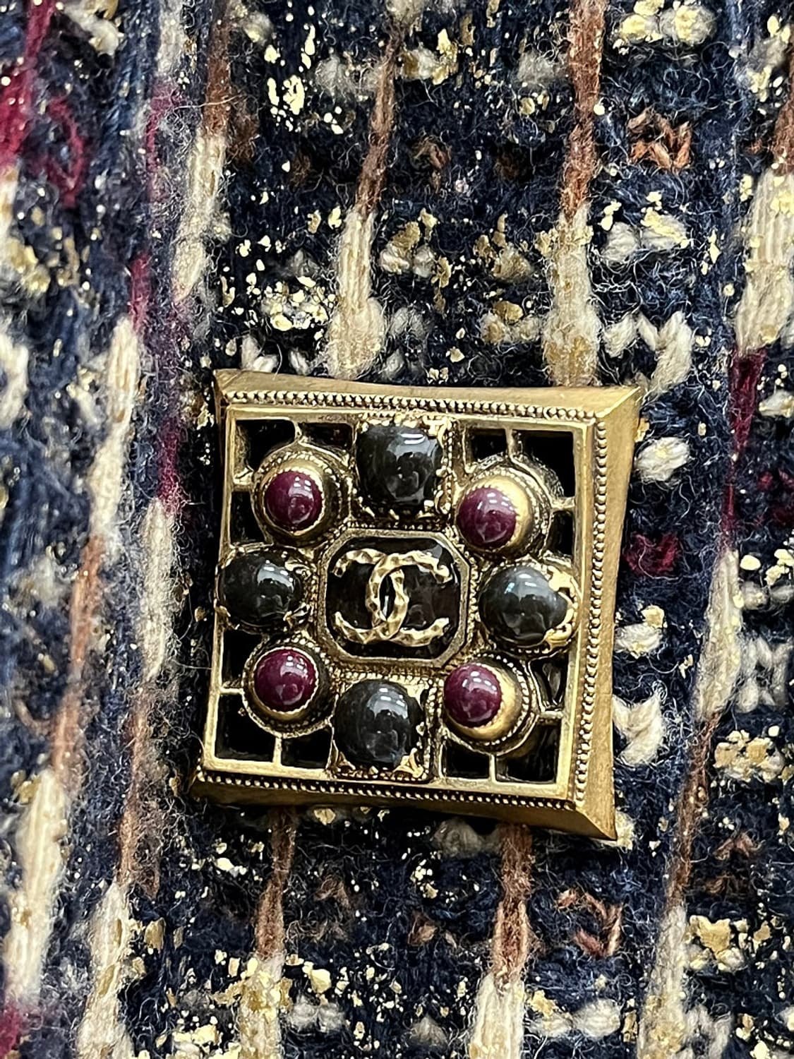 여) 샤넬 캐시미어 트위드코트  상품이미지4