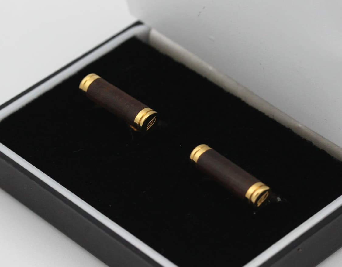 듀퐁 A등급 독일 천연나무 남자 명품 커프스 빈티지 상품이미지1