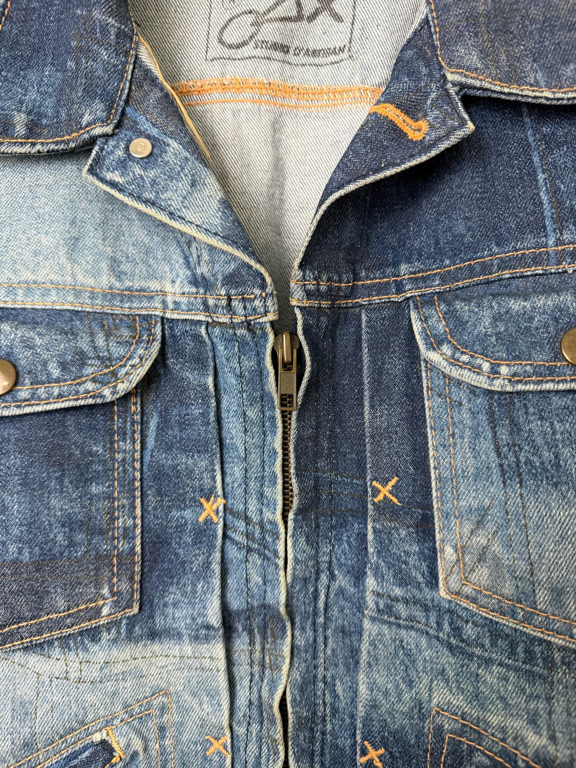 빈티지 트롱프뢰유 데님 자켓 상품이미지3